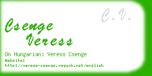csenge veress business card